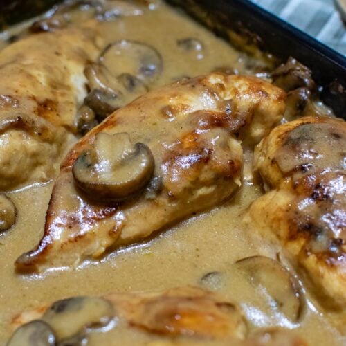 Sunday Chicken Casserole fresh out of the oven.