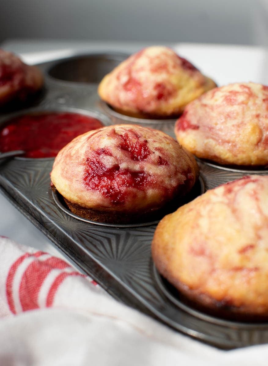 Strawberry Swirl Muffins