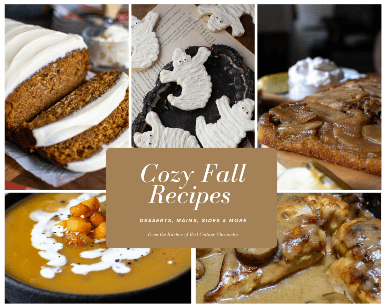 Pinterest Collage for Cozy Fall Recipes.